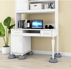 Anti-vibration furniture pads for washing machines and desks, noise dampening floor protectors.