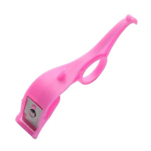 Eplucheur de pommes en plastique rose outil de decoupe de fruits pour epluchage rapide et facile