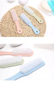 Cepillo de limpieza multiusos con cerdas suaves para zapatos y ropa hogar herramienta