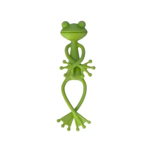 Biegsame Pflanzenstütze in Froschform für den Garten und dekorative Zimmerpflanzen