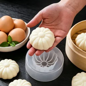 Haushalt Manuelle Kunststoff Baozi Form Gedämpfte Brötchen Maker DIY Gebäck Form Küche Backwerkzeug