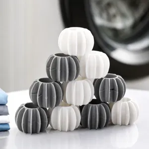 Boule de Lavage en Silicone Réutilisable Anti-Emmêlement Nettoyeur de Machine à Laver Outil Magique Accessoires de Blanchisserie
