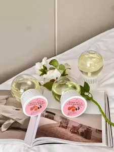 Inverted aroma diffuser essential oil peach scent long-lasting home bedroom detail view