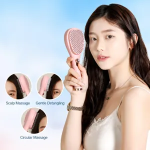 Spazzola per capelli con cuscino d'aria retrattile pettine da massaggio portatile per donne