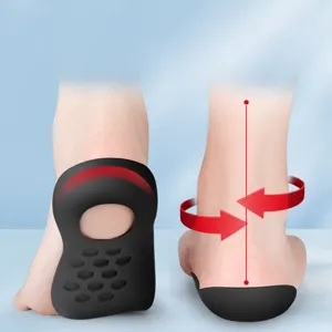 Heel cushion and arch support insole for flat feet correction, comfortable 4D design for daily wear.