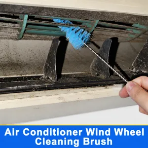Airco reinigingsborstel speciaal gereedschap voor binnenventilator en ventilatorrad