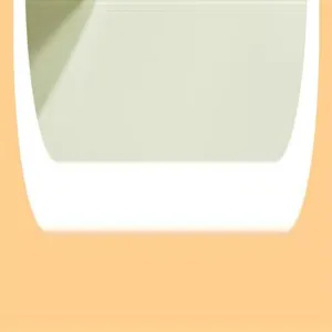 Close-up detail view of the wall-mounted tissue box smooth curved corner surface design.