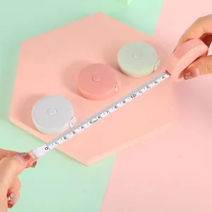 Mini metro a nastro retrattile portatile per corpo vita vestiti righello morbido.