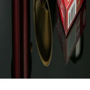 Detailed view of the luxury stainless steel windproof ashtray with creative funnel design.