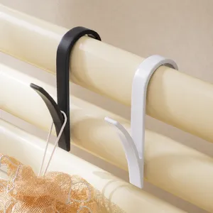 Modern Minimalist Plastic Radiator Hook White Coat Towel Hanger Anti Slip Storage Hook For Home Bedroom Organizer