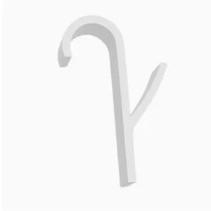 White radiator hook towel hanger for bathroom heating pipes, durable anti-slip clothes holder.