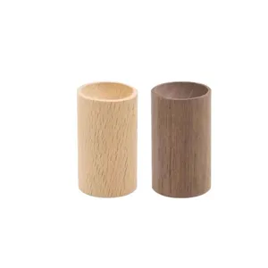 Set di diffusori di oli essenziali in legno massiccio naturale, aromaterapia cilindrica.