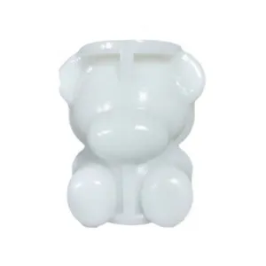 Süße 3D Bär Silikonform für Eiswürfel, Schokolade, Backen und kreative DIY Handwerke.