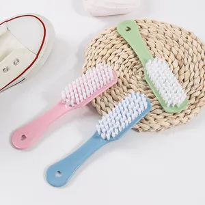 Cepillo de Limpieza Multifuncional para Zapatos Cerdas Suaves Cepillo de Lavandería Doméstico Herramienta de Limpieza para Ropa y Zapatos