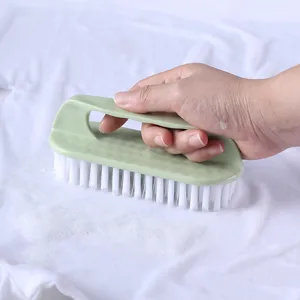 Soft bristle plastic laundry brush for multi-functional household shoe cleaning