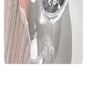 Transparent minimalist mouthwash cup for bathroom use, high-end luxury toothbrush cup design.