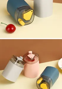 Press-type automatic pop-up toothpick holder Nordic style household table toothpick jar storage box