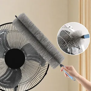 Langhandige Ventilator Stofverwijdering Borstel Plastic Flexibele Stofdoek Revalidatie Gereedschap Voor Huishoudelijke Spleten