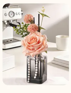 Difusor de aroma de ramo de rosas de lujo para decoración del hogar, elegante adorno.