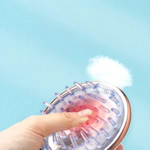 Silicone shampoo brush and scalp massager with air cushion design for daily hair care.