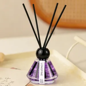 Crystal stone aroma diffuser for home bedroom living room air freshener bottle decor.