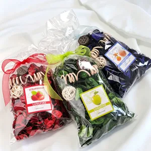 Natural Dried Flower Scented Sachet Air Freshener For Closet Wardrobe Bedroom Long Lasting Fragrance Deodorization
