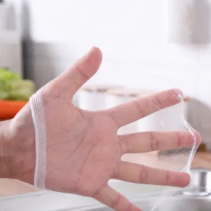 Disposable kitchen sink strainer mesh bags, elastic fine mesh filter for drain baskets.