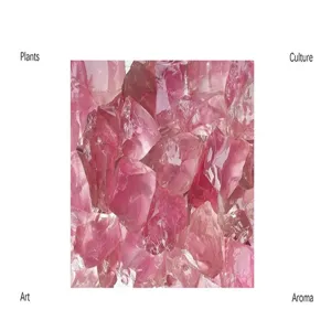 Pierres de cristal rose pour bougies parfumées, roches en verre pour arôme d'intérieur.