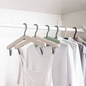 Portable Folding Clothes Hanger Travel Plastic Drying Rack Multi-Functional Dormitory Home Space Saving Closet Organizer