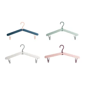 Portable foldable clothes hanger travel multi-functional storage rack dorm hanging clothes support