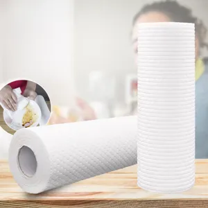 Disposable Lazy Rag Kitchen Paper Towel Washable Dry And Wet Dual-Use Cleaning Wipe Absorbent Oil Dishcloth