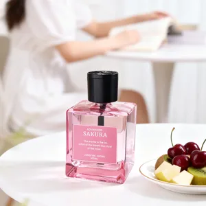 flacon diffuseur de parfum rose 500ml salon maison parfum longue duree desodorisant