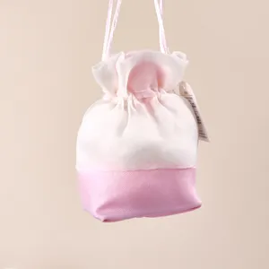 Hanging mesh aromatherapy sachet pink white wardrobe air freshener wedding gift bag