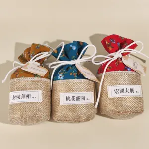 Traditional Chinese style idiom sachet for wardrobe car aromatherapy shoe gift box