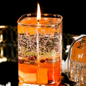 Zomer Ins Stijl Gesimuleerd Vruchtensap Geurkaars Creatief Drankje Aromatherapie Cadeau Gemengde Was Beker Kaars