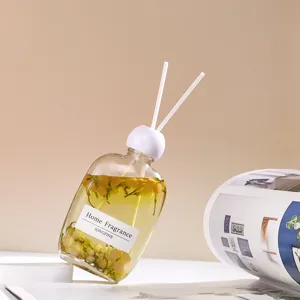 Raumduft Reed Diffuser Flasche mit Schwmmblumen, elegante Lufterfrischer Dekoration.
