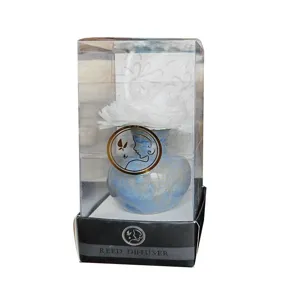 Difusor de aroma con jarrón de cerámica de arte para decoración del hogar, botella elegante.