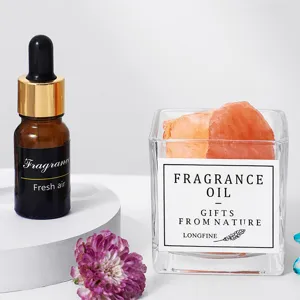 Kristallstein Aromatherapie Diffusor Set mit ätherischem Öl und Flasche für Inneneinrichtung