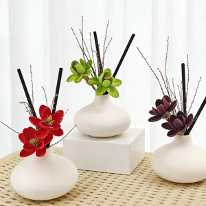 Nordische Keramik Trockenblumen Aromatherapie Diffusor Ornament fuer Wohnzimmer Heimduft
