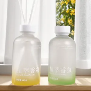 Diffuseur de parfum aux extraits de plantes 500ml bouteille aromathérapie durable déco