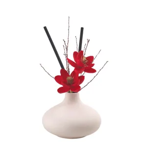 Nordisches Keramik Trockenblumen Aromatherapie Diffusor Ornament für gemütliche Wohnkultur.
