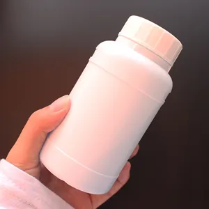 White plastic bottle container for car air freshener refill liquid main view display.