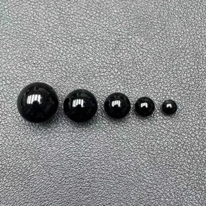 Natural black obsidian loose beads for DIY crystal necklace bracelet jewelry making accessories.
