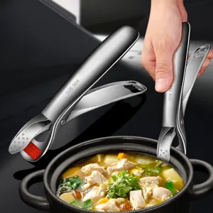 Stainless Steel Anti-Scald Kitchen Tong Pot Bowl Gripper Tool for Hot Dishes and Plates