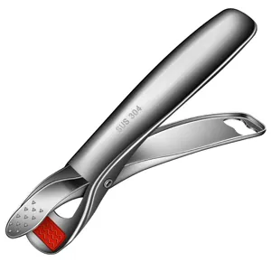 Stainless steel anti-scald plate gripper kitchen clip for hot bowls and dishes main view.