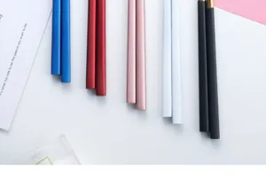 Stainless steel square chopsticks set, colorful home metal chopsticks for daily dining.