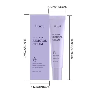 HOYGI creme depilatoire pour le visage pour un soin doux et lisse, tube compact de 30g.