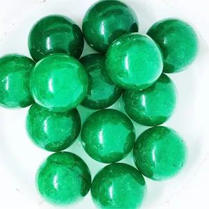 12mm natural green crystal agate round beads semi-precious stone loose beads detail view