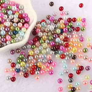 ABS high gloss imitation pearl loose beads for DIY jewelry making and bracelet accessories