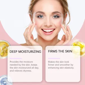 Masque facial peel-off anti-rides au collagène pour une hydratation profonde et un soin raffermissant.